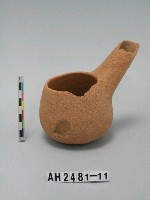 藏品(紅色粗砂陶杓)的圖片